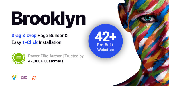 Download Free Brooklyn v4.9.1.1 – Creative Multi-Purpose WordPress Theme