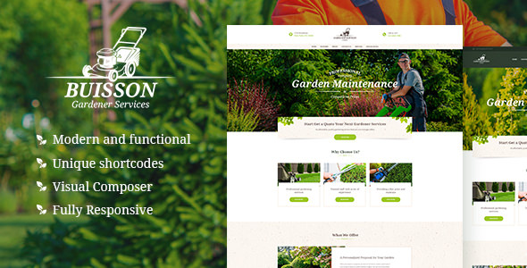 Download Free Buisson v1.0 – Gardening WordPress Theme Download Free Buisson v1.0 – Gardening WordPress Theme