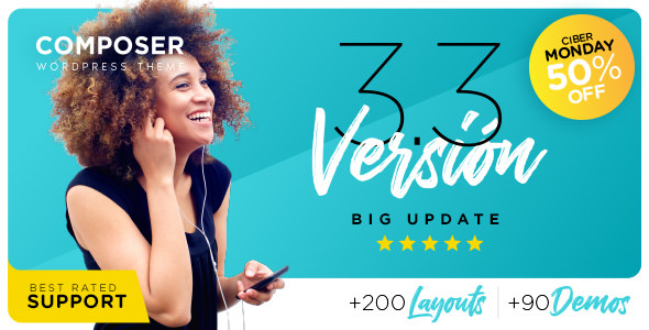 Download Free Composer v3.3 – Responsive Multi-Purpose Theme