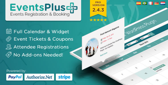 Download Free Events Calendar Registration & Booking v2.4.3