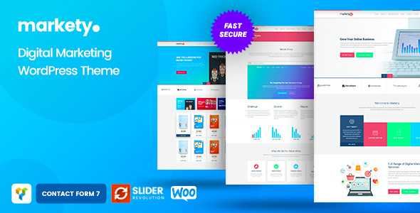Download Free Markety v1.5 – SEO and Digital Marketing WordPress Theme