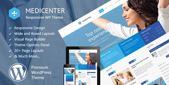 Download Free MediCenter v11.1 – Responsive Medical WordPress Theme