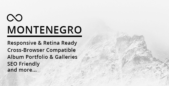 Download Free Montenegro v1.0.1 – Minimal Photography WordPress Theme