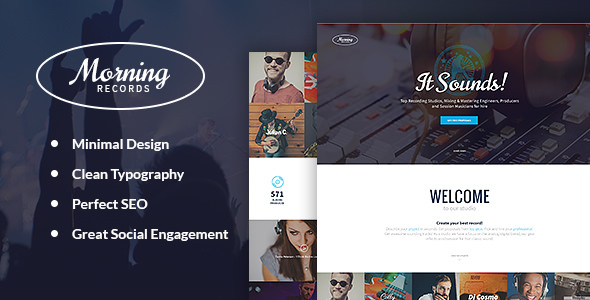 Download Free Morning Records v1.2 – A Stylish Sound Recording Studio