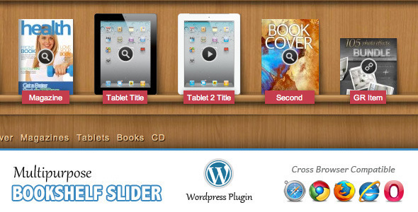 Download Free Multipurpose Bookshelf Slider v2.14