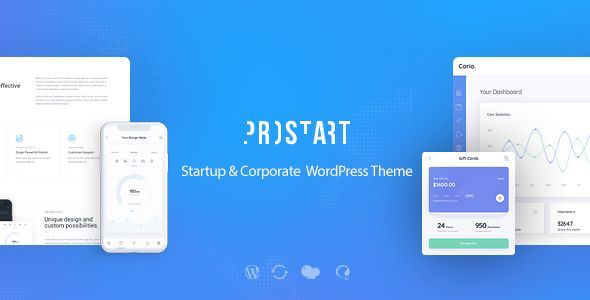 Download Free ProStart v1.0 – Startup & Corporate WordPress Theme