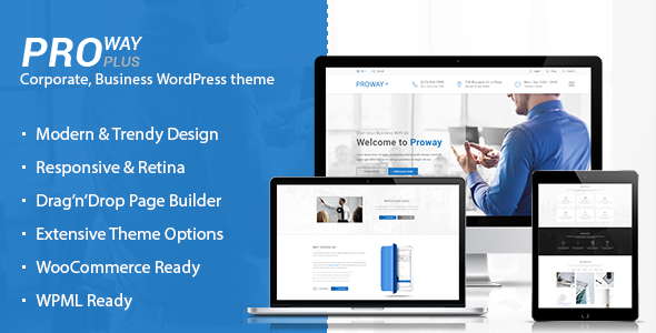 Download Free ProWay Plus v1.1.8 – Business, Finance WordPress theme