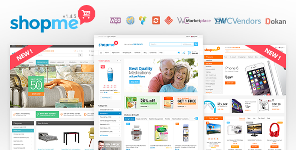 Download Free ShopMe v1.4.5 – Woocommerce WordPress Theme