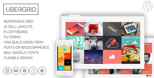 Download Free UberGrid v2.9.4.1 – responsive grid builder for WordPress