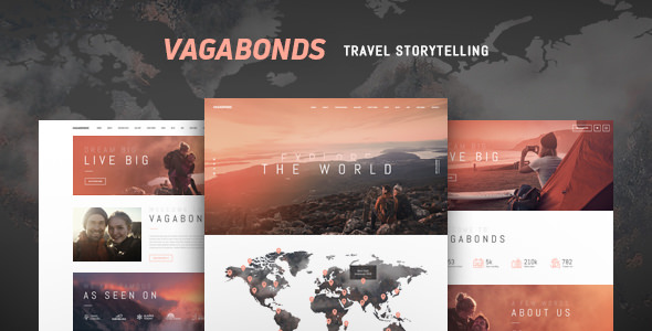 Download Free Vagabonds v1.0.2 – Personal Travel & Lifestyle Blog Theme