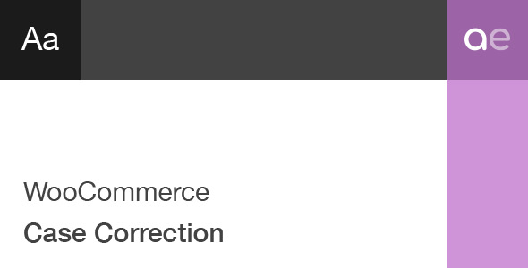 Download Free WooCommerce Case Correction v1.2