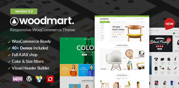 Download Free WoodMart v3.2.0 – Responsive WooCommerce WordPress Theme