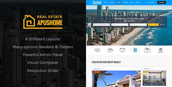 Download Free ApusHome v1.7.2 – Real Estate WordPress Theme Download Free ApusHome v1.7.2 – Real Estate WordPress Theme