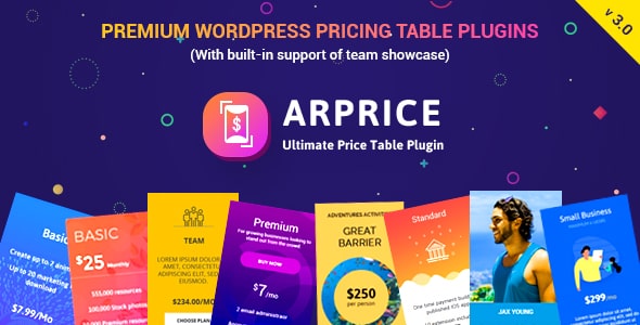 Download Free ARPrice v3.0 – Ultimate Compare Pricing table plugin