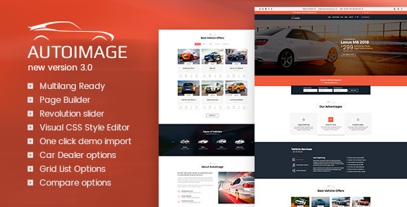 Download Free Auto Image v3.3.1 – WordPress Car Dealer theme