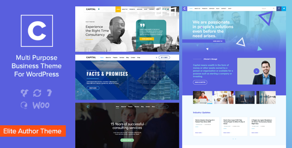 Download Free Capital v1.5.1 – Multi Purpose Business WordPress Theme