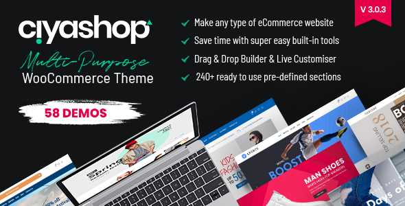 Download Free CiyaShop v3.0.3 – Responsive Multi-Purpose Theme