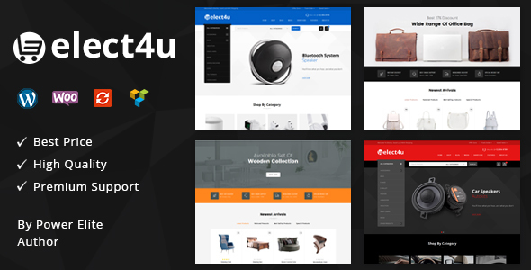 Download Free Elect4u v1.0 – Multipurpose WooCommerce Theme
