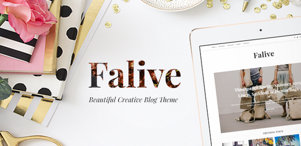 Download Free Falive v1.1.2 – Beautiful Creative & Fashion Blog Theme