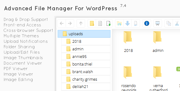 Download Free File Manager Plugin For WordPress v7.4.1