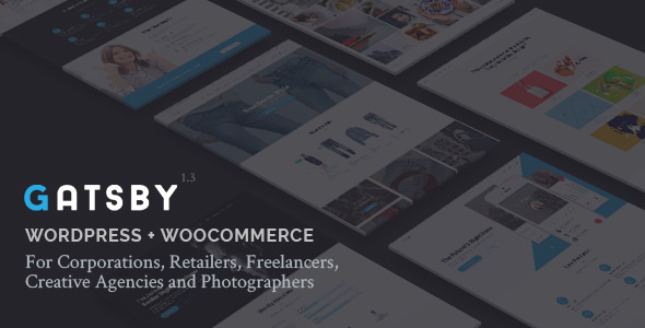 Download Free Gatsby v1.3 – WordPress + eCommerce Theme