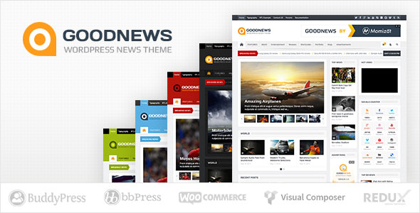 Download Free Goodnews v5.9.4 – Responsive WordPress News/Magazine