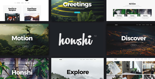 Download Free Honshi v2.2.3 – Creative Multi Purpose WordPress Theme