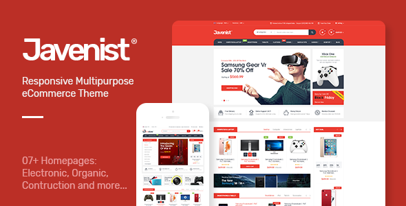 Download Free Javenist v1.2.2 – Multipurpose eCommerce WordPress Theme