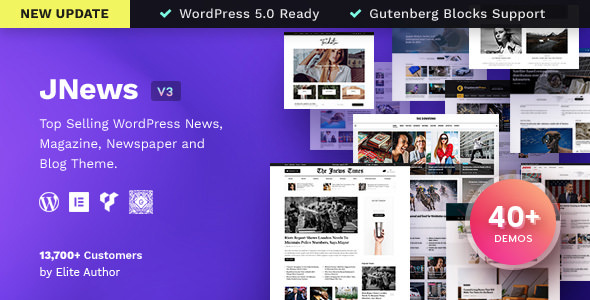 Download Free JNews v3.1.2 – Newspaper Magazine Blog AMP Theme