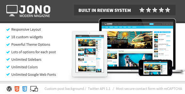 Download Free Jono v2.9 – Responsive WordPress Magazine Theme