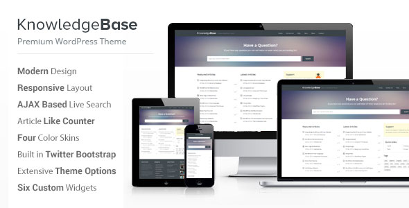 Download Free Knowledge Base v1.5.2 – A WordPress Wiki Theme