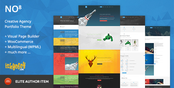 Download Free NO8 WP v2.2 – Creative Agency Portfolio Theme