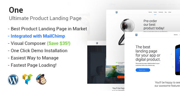 Download Free One v1.5.1 – WordPress Product Landing Page