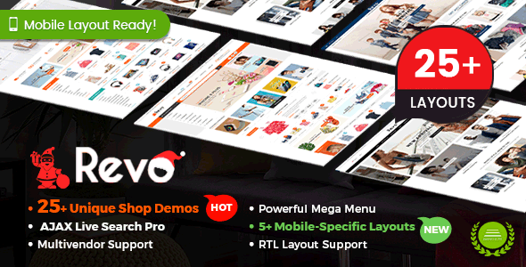 Download Free Revo v3.1.0 – Multi-purpose WooCommerce WordPress Theme