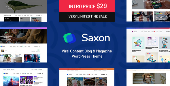 Download Free Saxon v1.3.0 – Viral Content Blog & Magazine Theme