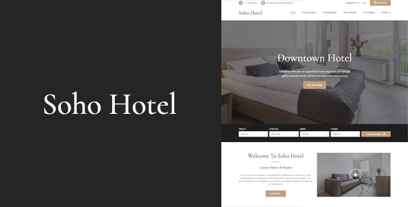 Download Free Soho Hotel v3.0 – Responsive Hotel Booking WP Theme Download Free Soho Hotel v3.0 – Responsive Hotel Booking WP Theme