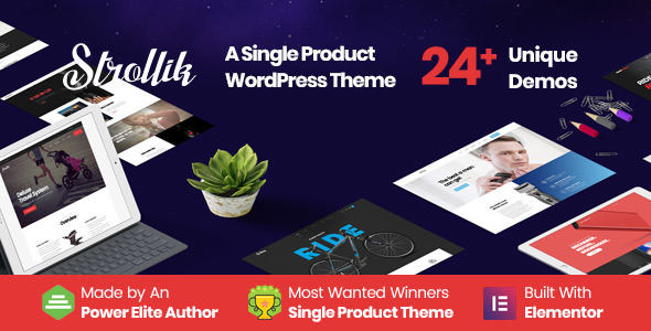 Download Free Strollik 4.0.2 – Single Product WooCommerce Theme