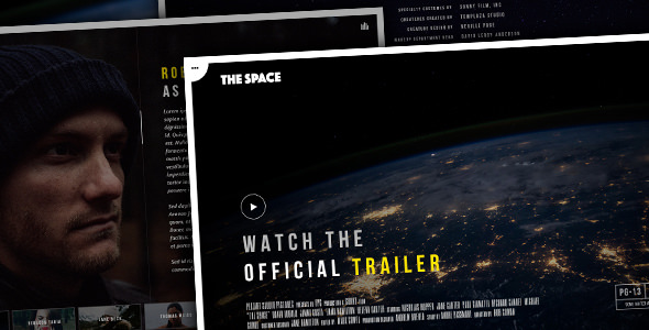 Download Free The Space v1.5.3 – Single Film Campaign WordPress Theme