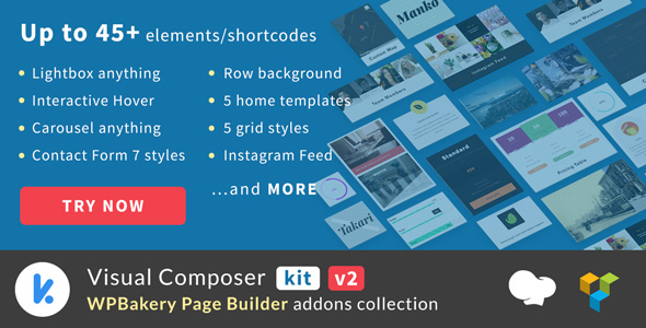 Download Free VCKit v2.0.5 – WPBakery Page Builder addons collection