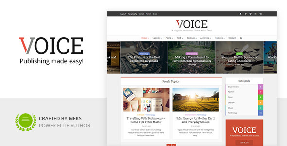 Download Free Voice v2.8.3 – Clean News/Magazine WordPress Theme