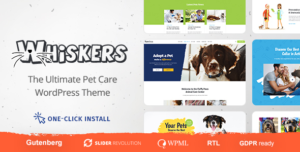Download Free Whiskers v1.0 – Pets Store, Vet Clinic, Animal Adoption