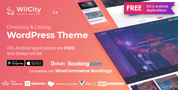 Download Free Wilcity v1.1.6.2 – Directory Listing WordPress Theme