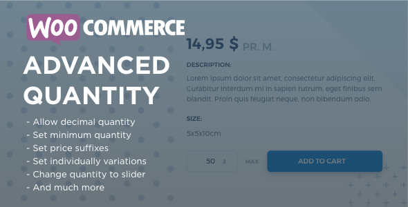 Download Free WooCommerce Advanced Quantity v2.4.0