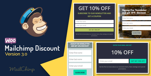 Download Free Woocommerce Mailchimp Discount v3.3