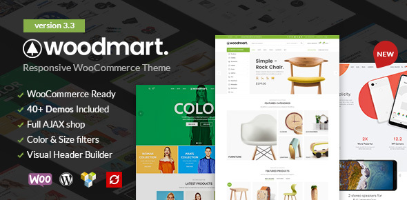 Download Free WoodMart v3.3 – Responsive WooCommerce WordPress Theme