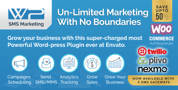 Download Free WordPress SMS Marketing Plugin v8.7