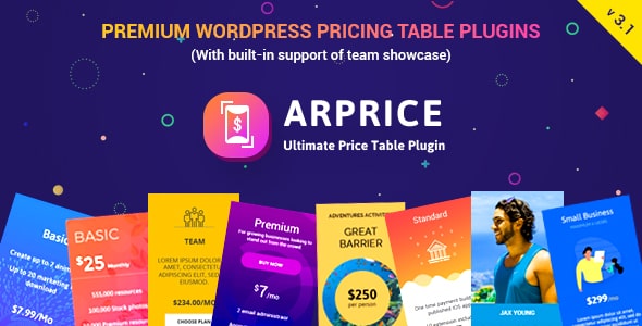 Download Free ARPrice v3.1 – Ultimate Compare Pricing table plugin