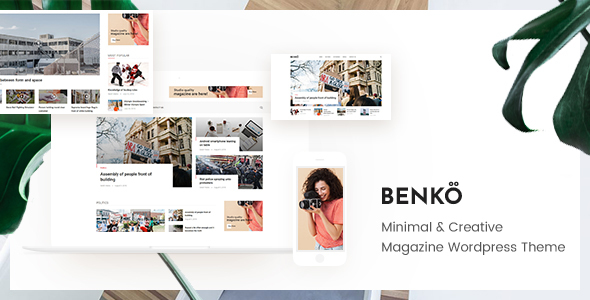 Download Free Benko v1.0.1- Creative Magazine WordPress Theme