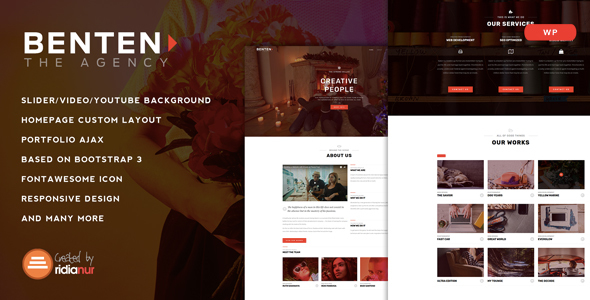 Download Free Benten v1.1 – Responsive One Page Portfolio Theme