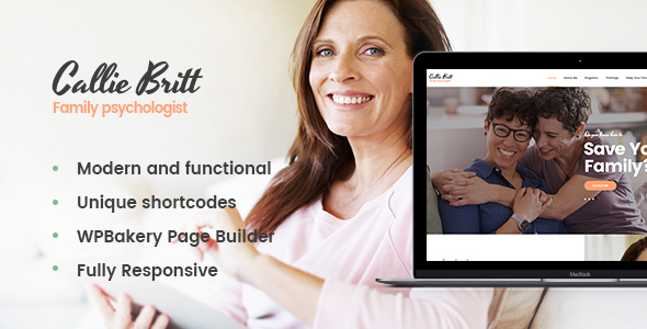 Download Free Callie Britt v1.0 – Family Counselling Psychology Theme